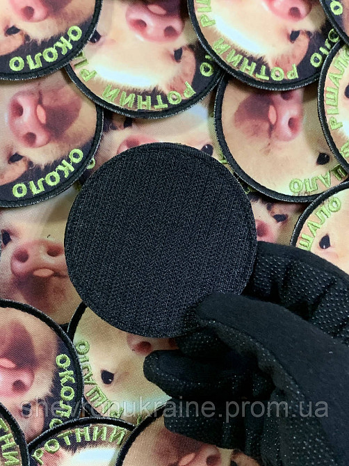 Печатный шеврон решала (Форма круг. На липучке) Размер 8см Киев - изображение 7