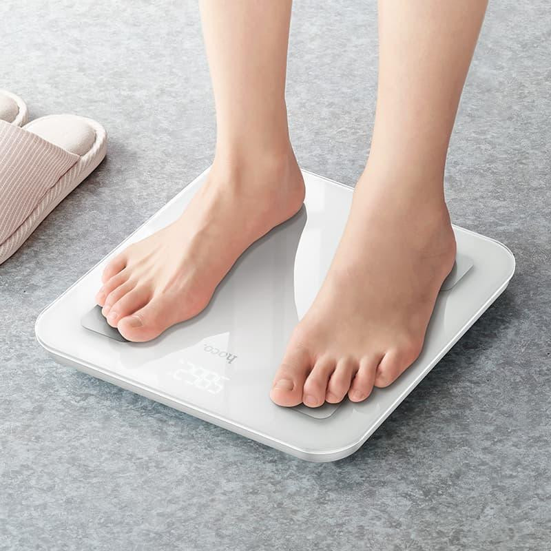 Ваги підлогові HOCO HI21 Smart body fat scale White Одеса - фото 7