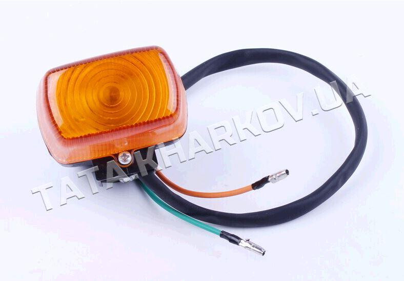 Поворот мопед Дельта Актив (прямоугольный, желтое стекло) Мукачево - изображение 1