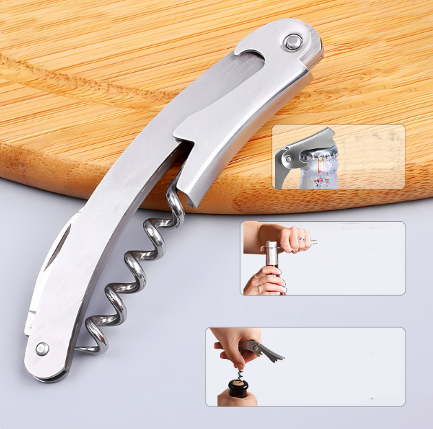 Набор для вина сомелье Шахматы 4 предмета в подарочном деревянном кейсе Бордо Кременчуг - изображение 8