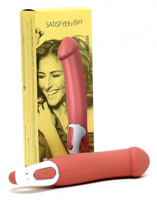 Мощный вибратор Satisfyer Vibes Master, гибкий литой силикон, 12 режимов работы, диаметр 46 мм Sex Aura Киев - изображение 4