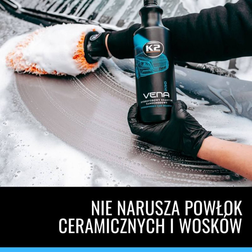 Шампунь K2 Vena Pro автомобильный гидрофобный 1л Львов - изображение 5
