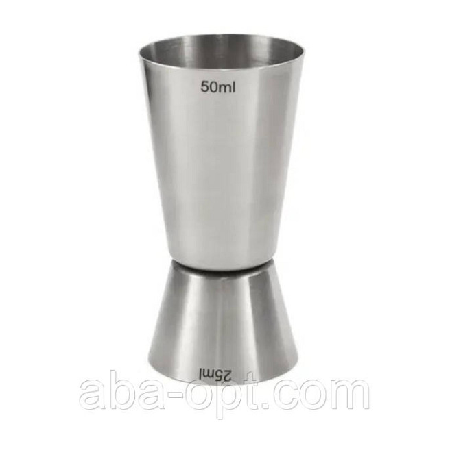 Джиггер маркированный из нержавеющей стали V 25 х 50 мл Нео (шт) Одесса - изображение 1
