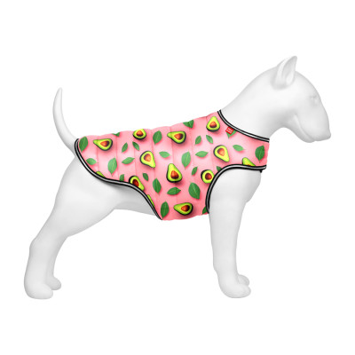 Курточка для животных WAUDOG Clothes Накидка Авокадо на розовом S (503-4051) Винница - изображение 1