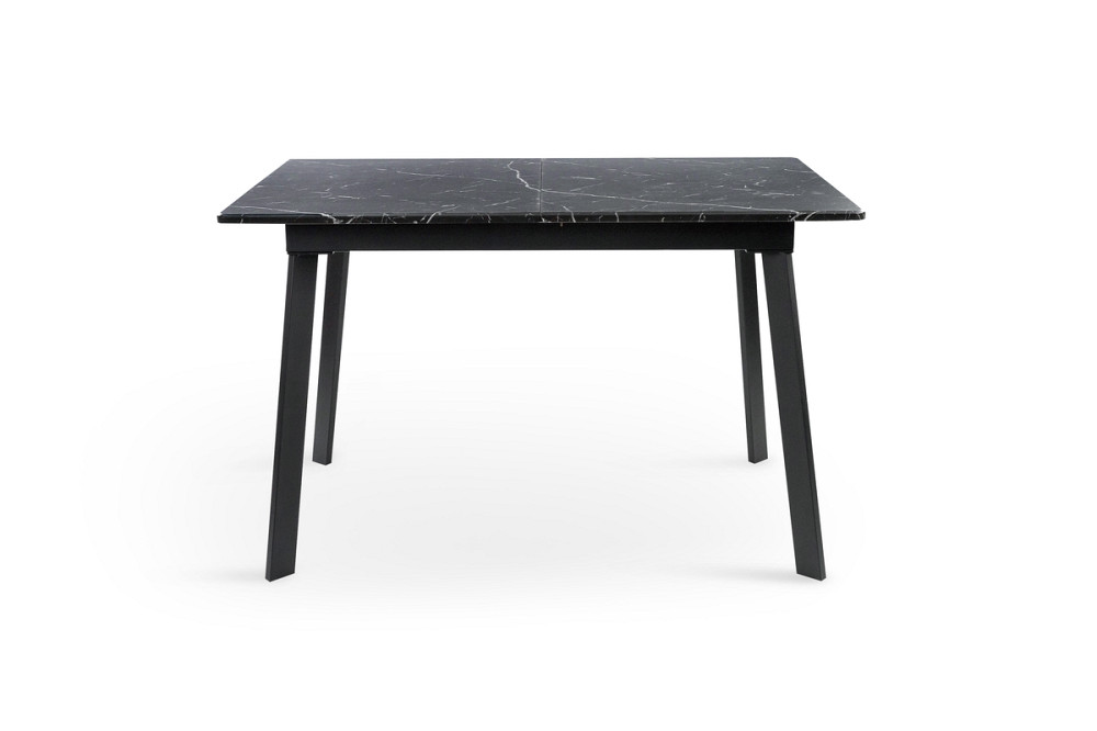 Стіл Етна 120(+40)*75 чорний метал/мрамор чорн Киев - изображение 2