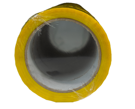 Скотч упаковочный 45мкм 45мм*100м желтый, клейкая лента Днепр