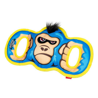 Игрушка для собак GiGwi Mighty Challenge Горилла с пищалкой 34 см (2234) Винница - изображение 1