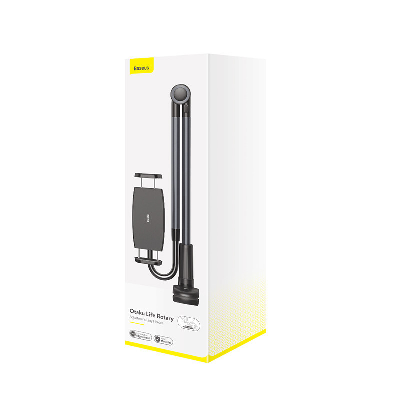 Тримач для мобiльного Baseus Otaku life rotary adjustment lazy holder Pro（Applicable for phone / ipad) gray Одеса - фото 2