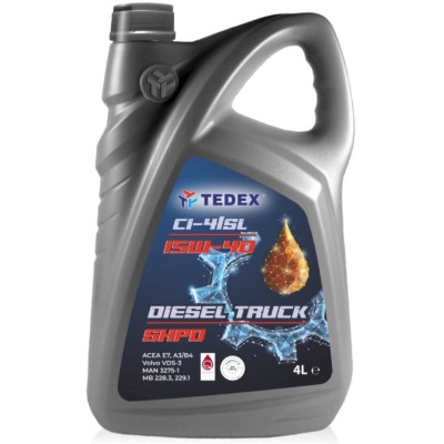 Моторное масло TEDEX Diesel Truck FE SHPD 15W40 - 4л Винница - изображение 1