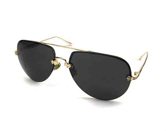 Очки солнцезащитные безоободковые черные Aviator Avatar Киев