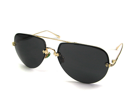 Очки солнцезащитные безоободковые черные Aviator Avatar Киев - изображение 1