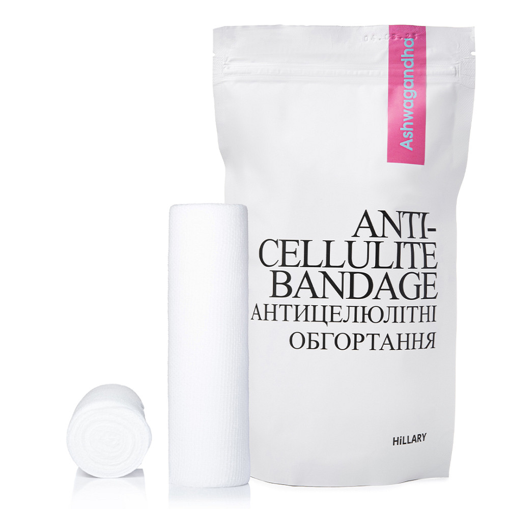 Комплекс антицеллюлитных моделирующих обертываний с экстрактом ашваганды Ashwagandha Hot Slim Hillary (10 уп.) Киев - изображение 12