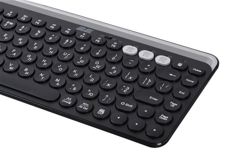 Клавіатура бездротова 2E KS250 WL BT Black (2E-KS250WBK_UA) Чорний Харьков - изображение 7