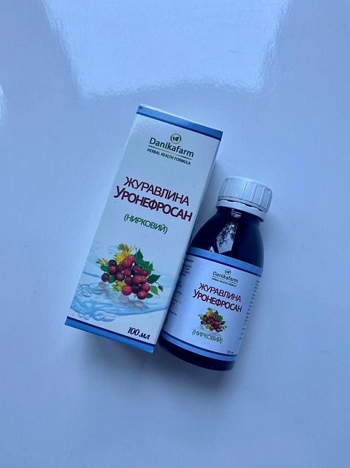 Натуральная добавка ДаникаФарм БАЖ Клюква Уронефросан (почечный) 100 мл Киев - изображение 1
