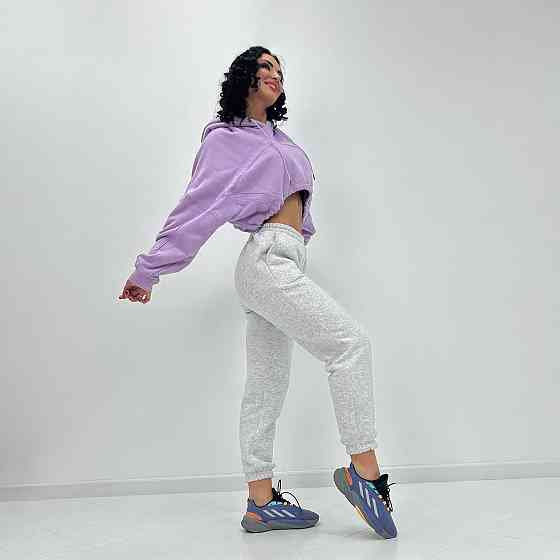 Жіночі спортивні штани на флісі "Mirage" Турція оптом | Норма і батал Сірий, 42-44 Київ