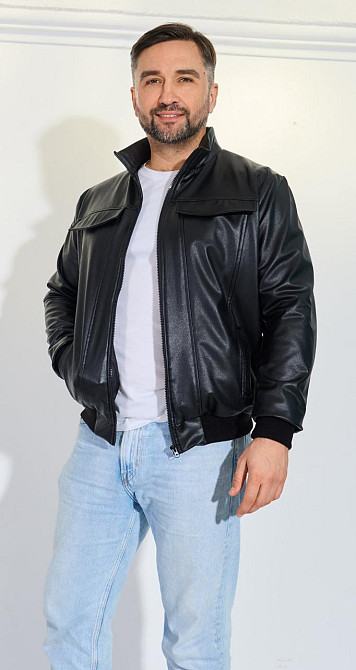 Мужская куртка из эко кожи на замше (58) Киев - изображение 4