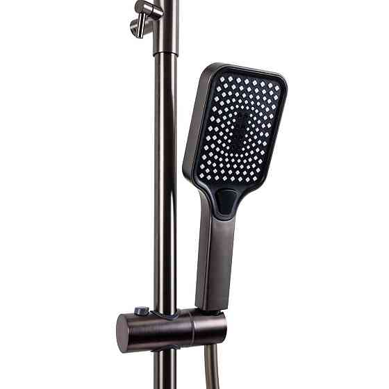 Душова колона VALESO NSK078 PVD чорна з індикатором температури Коломыя