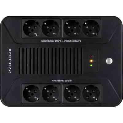 Пристрій безперебійного живлення Prologix 650VA 360W (PLP650VA8LED) Вінниця