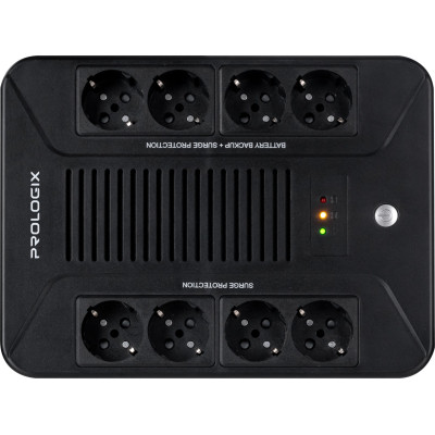 Пристрій безперебійного живлення Prologix 650VA 360W (PLP650VA8LED) Вінниця - фото 4