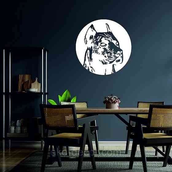 Декоративне настінне Панно «Стафф», Декор на стіну 90*90 см, Білий Київ