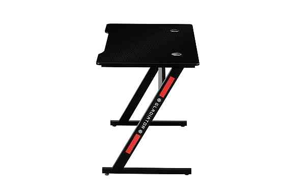 Стіл геймерський Стелс, чорний/карбон Київ