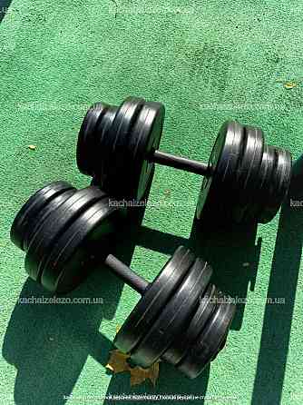 Гантели наборные 2 по 15 кг с ABS покрытием Гантели, гири, штанги и диски битумные Киев
