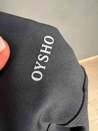 Лосины женские Oysho 0124 большие размеры 2XL–6XL NanoFit широкий пояс черные, Чорний, 2XL Одесса