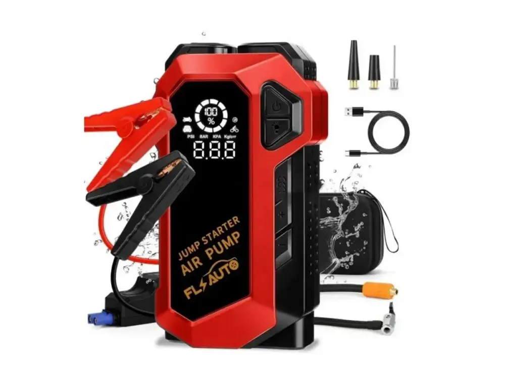 Пусковое устройство Jump Starter 12V 600A с компрессором, PowerBank и LED фонарём для авто Одесса - изображение 1