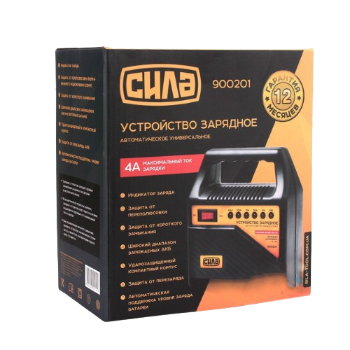 Зарядний пристрій 4A 6/12В світлодіодний індикатор СИЛА Житомир - фото 5