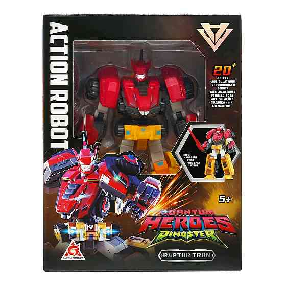 Фігурка Dinoster - Раптор Трон (12,7 см, з аксес.) Дніпро