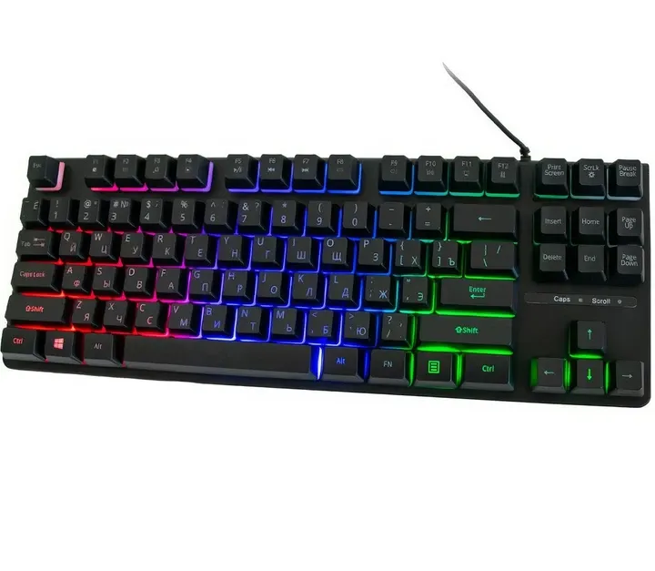 Игровая клавиатура с RGB подсветкой кнопок Одесса - изображение 1
