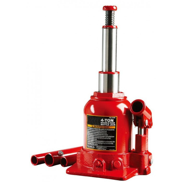 Домкрат гідравлічний низькопідхопний двоштоковий 4т 160-390 мм TORIN TF0402 Одеса - фото 1