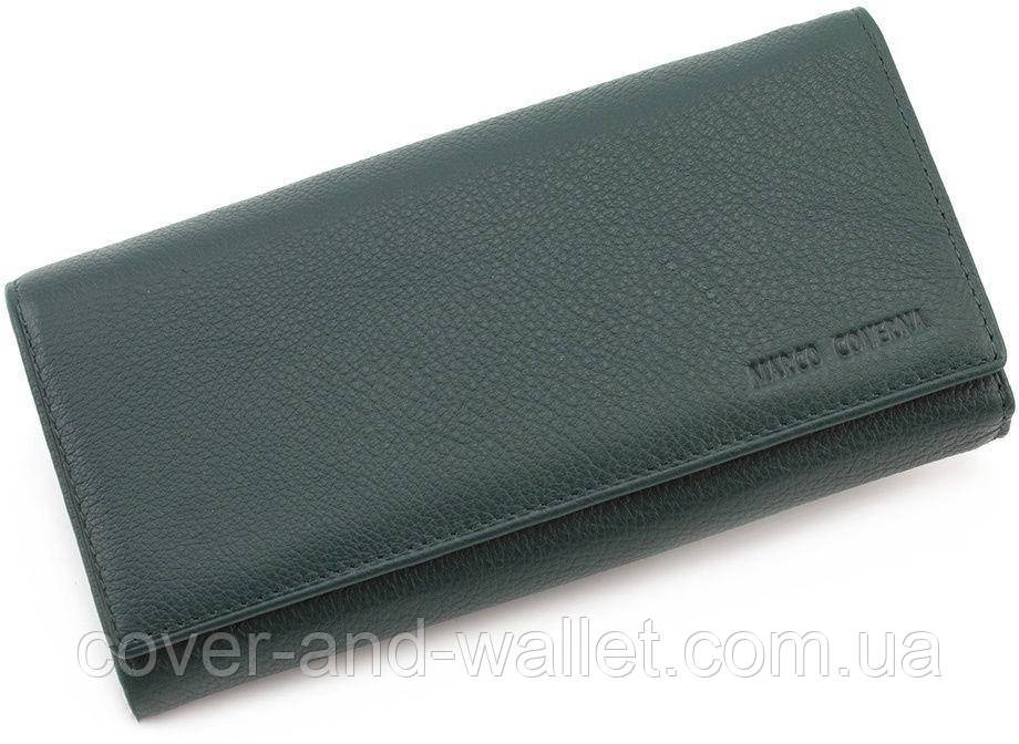Якісний шкіряний жіночий гаманець на магнітах  горизонтального типу Marco Coverna 1411 Київ - фото 4
