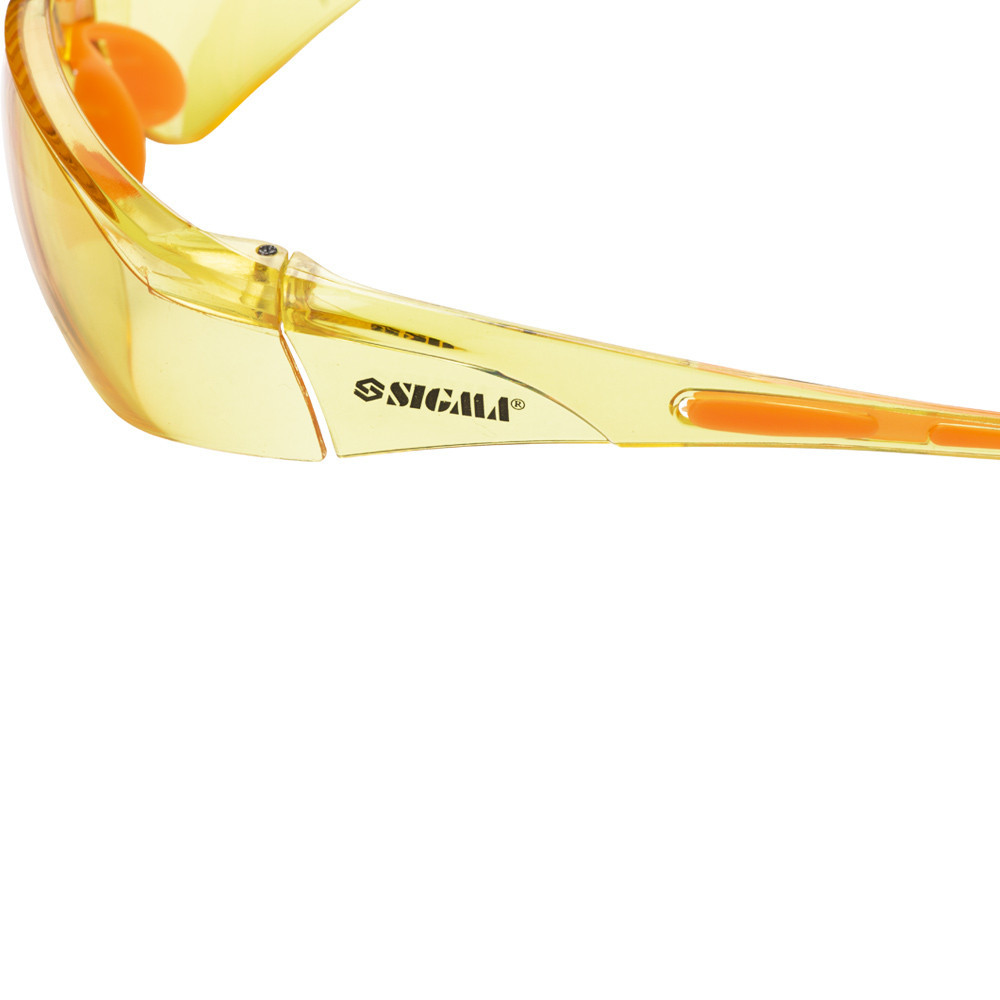 Очки защитные Hunter anti-scratch (янтарь) SIGMA (9410671) Киев - изображение 5