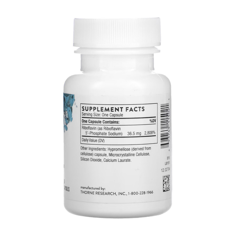 Вітамін В2 Thorne Riboflavin 5'- Phosphate 60 капс Київ - фото 2