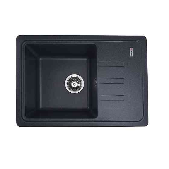 VALESO Гранітна мийка для кухні VALESO LIANA 6243 матова Антрацит Коломыя