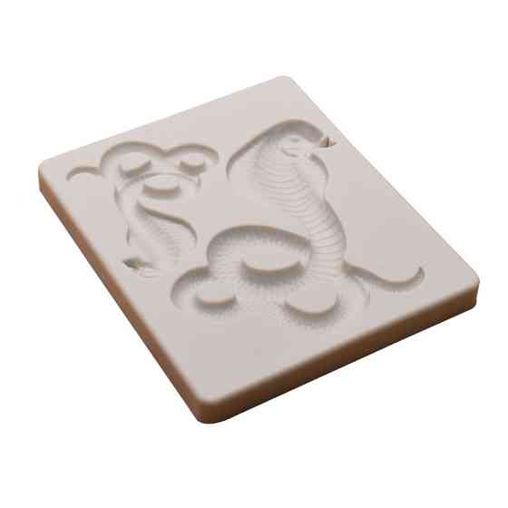 Силиконовая форма Кобра 125 на 105 мм серый Киев