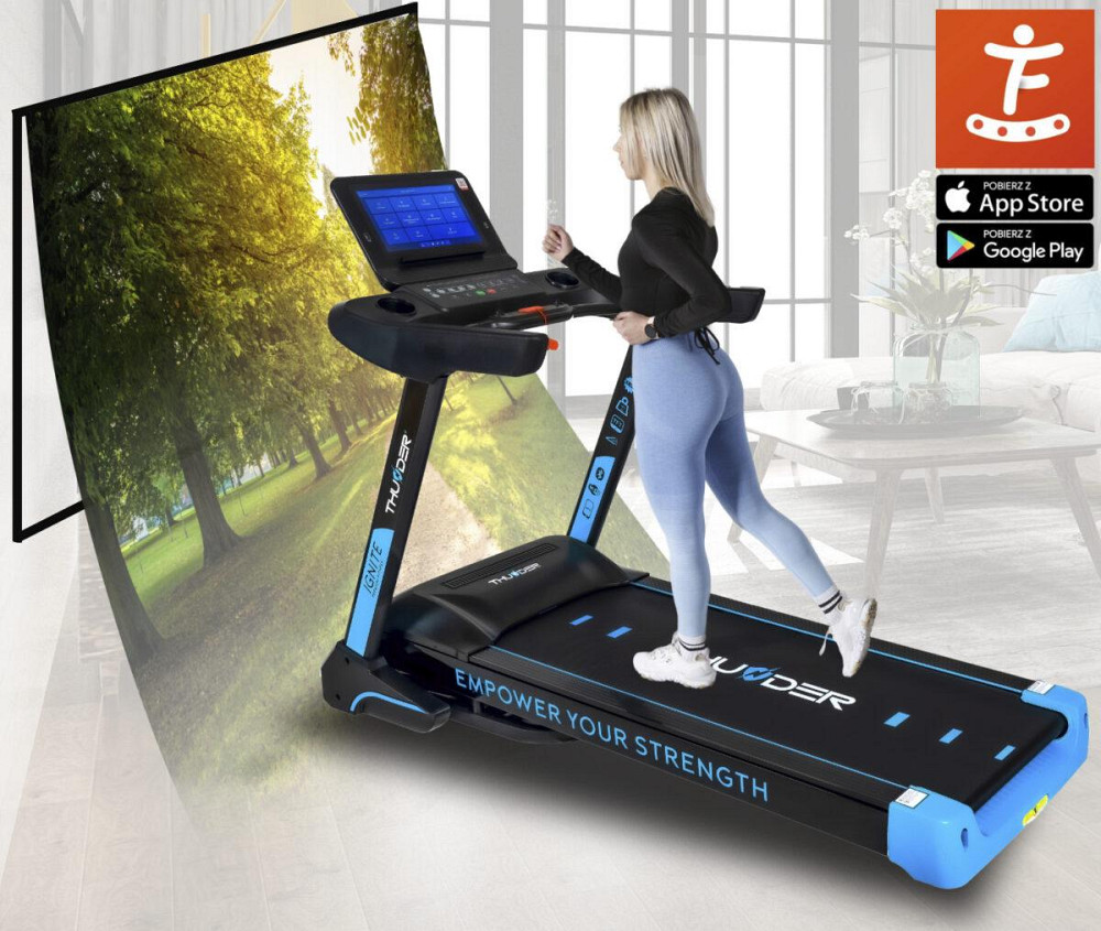 Беговая дорожка электрическая THUNDER IGNITE-S-TFT-BLACK Киев - изображение 8