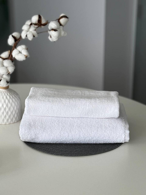 Полотенце банное махровое Ideal Textile 70х140 см 550 г/м2 белое (56860367) Черновцы - изображение 7