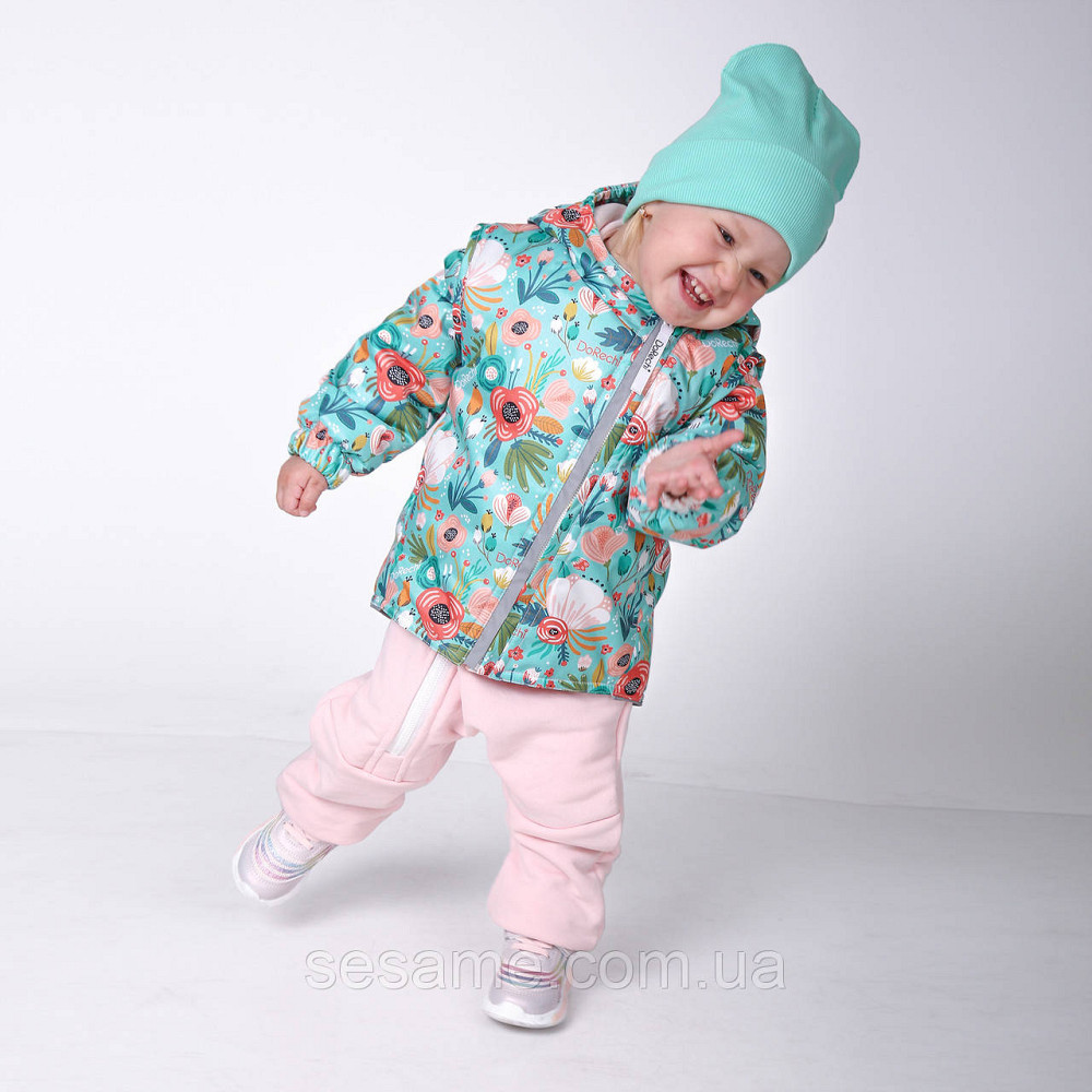 Дитяча Куртка-жилетка 2 в 1 демісезонна Казкові квіти Харків - фото 6
