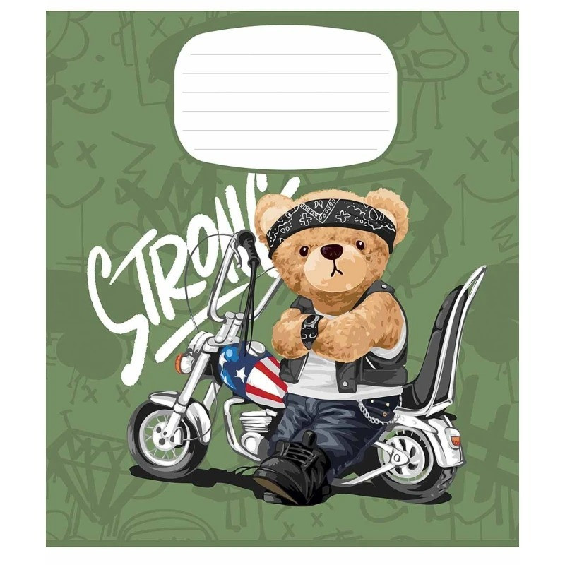 Зошит учнівський "Stay Strong" 018-3308L-4 в лінію, 18 аркушів Вінниця - фото 1