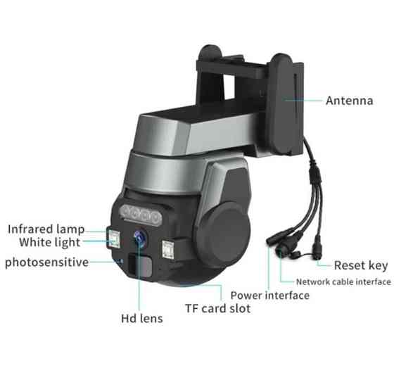 Камера поворотна вулична WI-FI Ouydoor Q 812 9162, чорна Вінниця