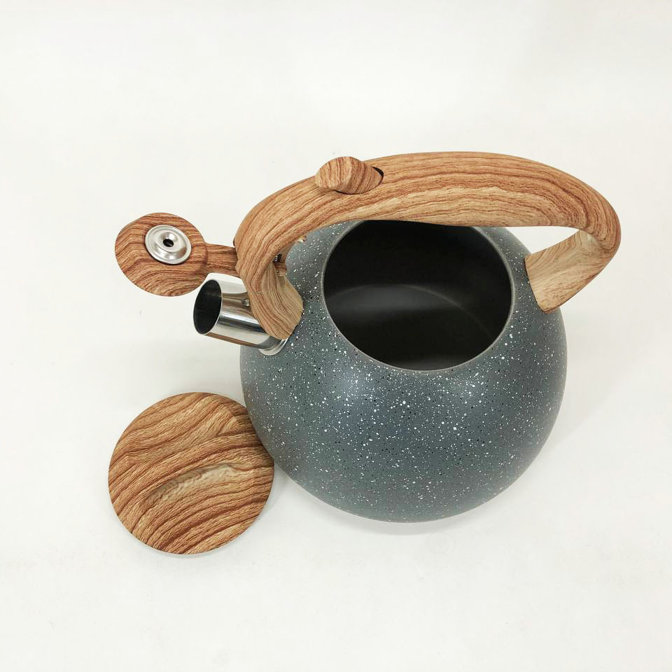 Кухонный чайник со свистком на плиту Unique, Чайник на плиту для кухни Обычный газовую NE-40 Львов - изображение 6