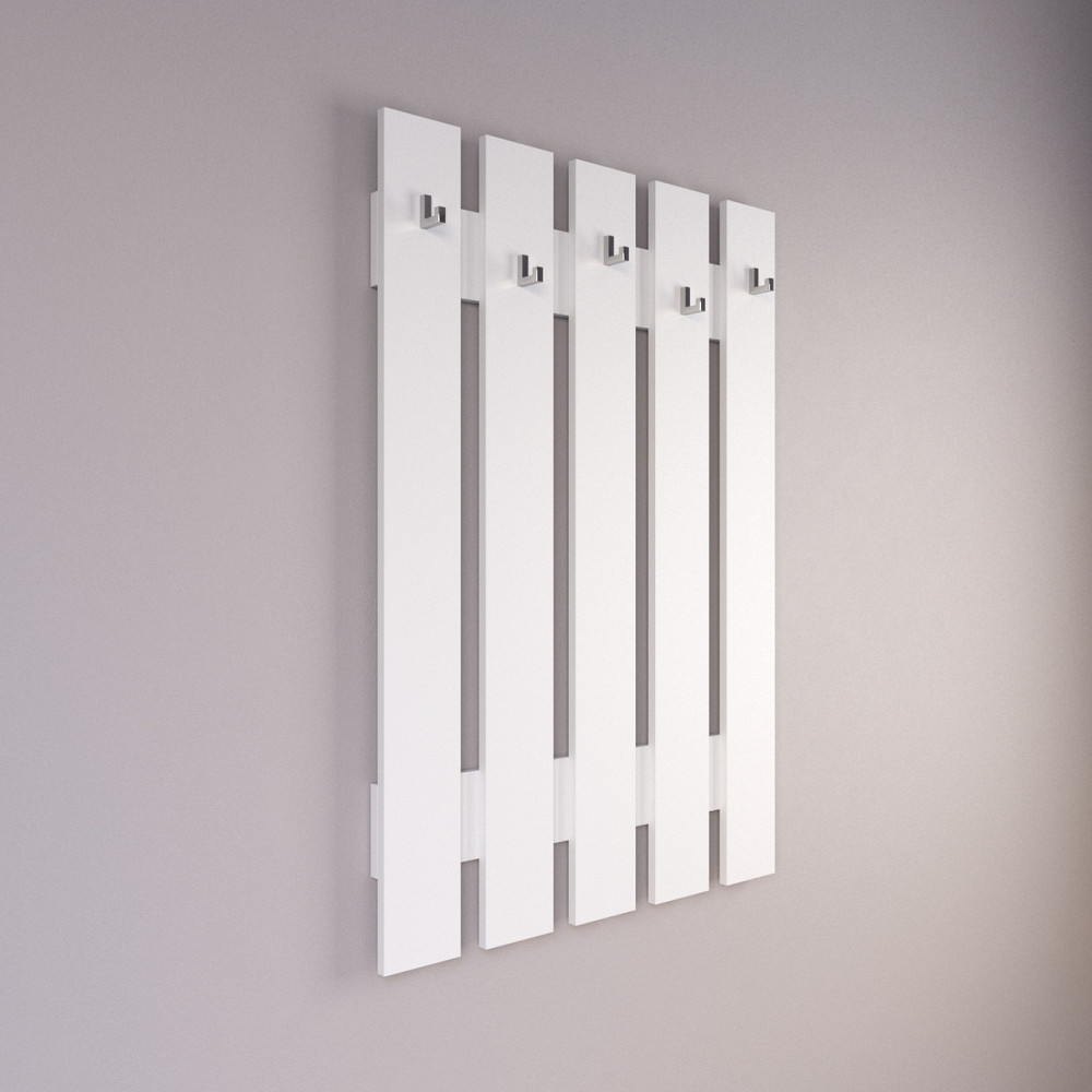 Вешалка настенная VAYS D-5, с крючками, ЛДСП, 77×110 см - для прихожей, коридора, прихожей Львов - изображение 1