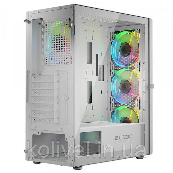 Корпус LogicConcept ARAMIS MESH+GLASS ARGB fans 4x120mm WHITE без БЖ ATX (AT-ARAMIS-20-0000000-0002) Киев - изображение 8