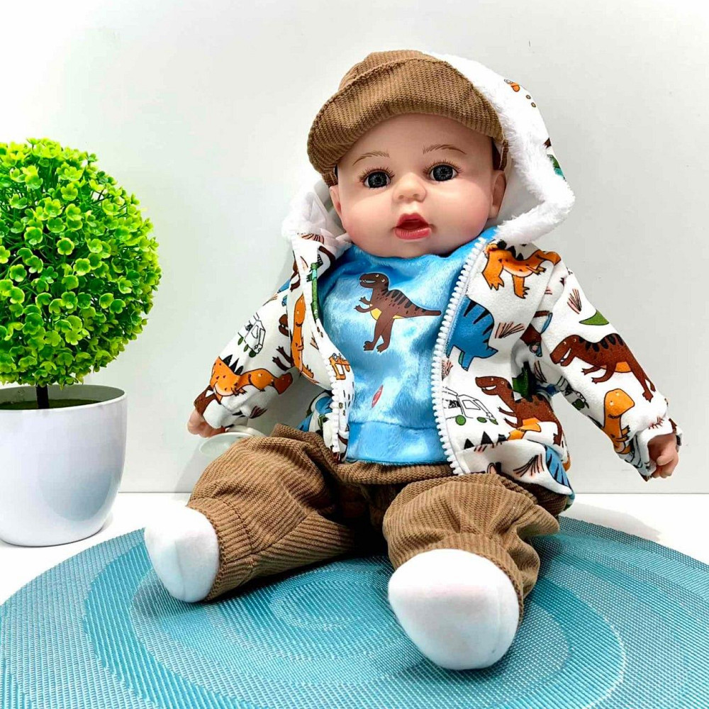 Лялька-пупс м'яконабивна з соскою та звуковими ефектами рус 44см Вид 3 (M 5924 І UA) Чернігів - фото 2