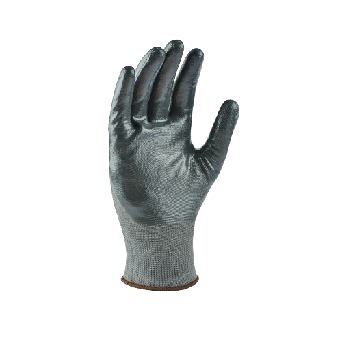 Рукавички 4576 трикотаж нітрилове покриття неповний облив р.8(M) сірий ДКГ Житомир