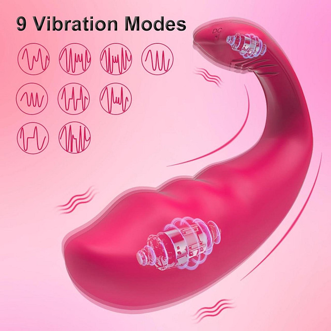 Вибратор с 9 режимами вибрации Vibrator G-Spot  для женщин и мужчин Днепр - изображение 5
