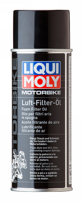LIQUI MOLY 1604 Motorbike Luft-Filter-Oil — Олива для повітряних фільтрів мотоциклів | Максимальний захист двигуна від пилу та бру Ковель - фото 1