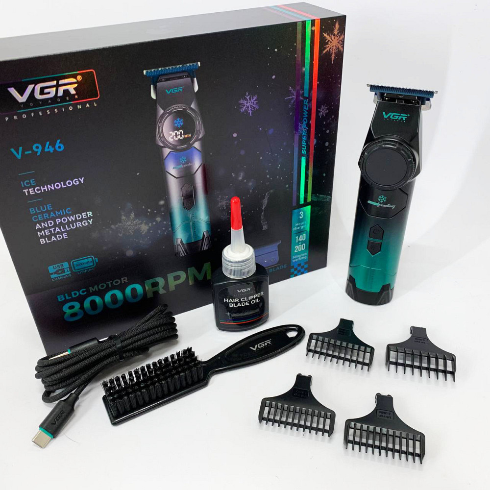 Машинка для стрижки волос с мотором, Набор для стрижки с зарядкой Практичная машинка волос ZH-75 Львов - изображение 18